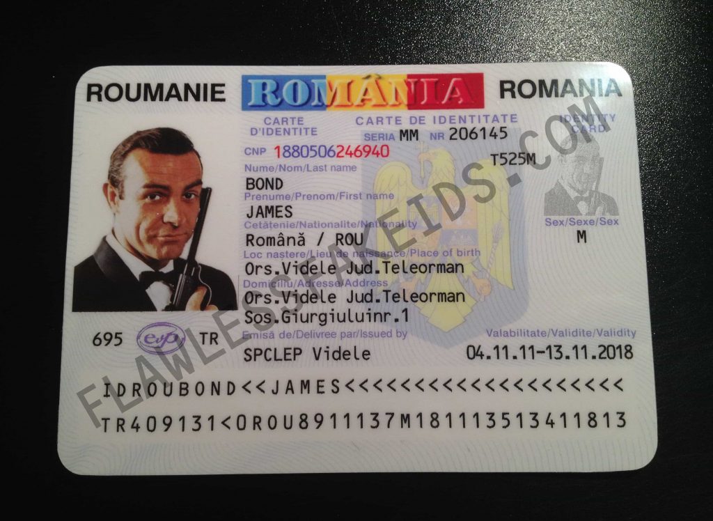 Fake ID European Romania Romanian National ID Carte de Identitate